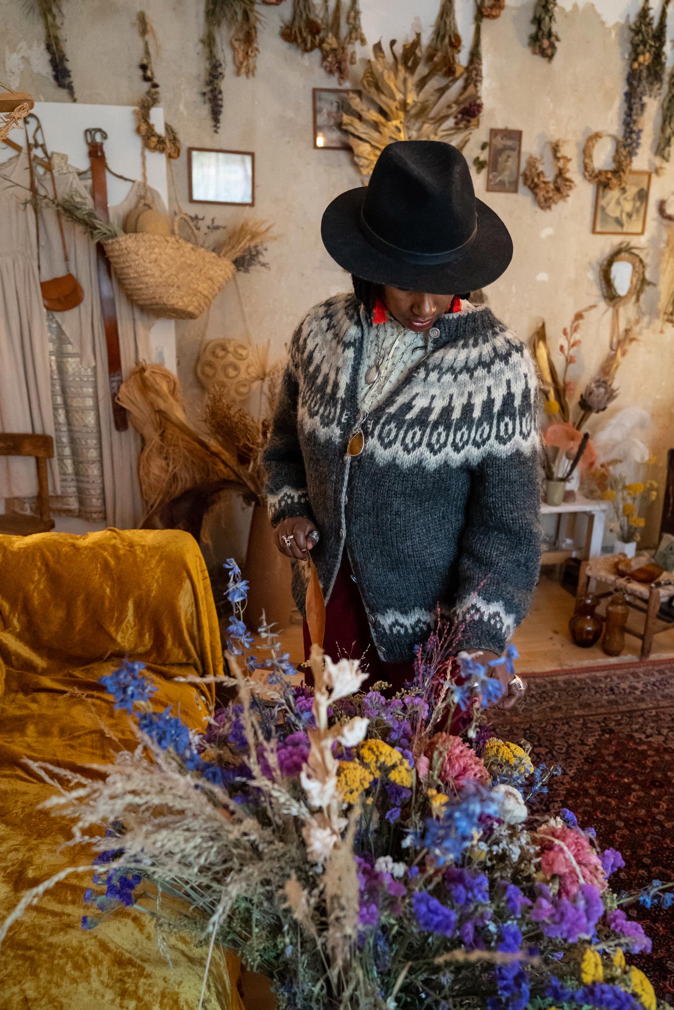 Studio of Botanical Stylist & Creative Director Maggie Coker