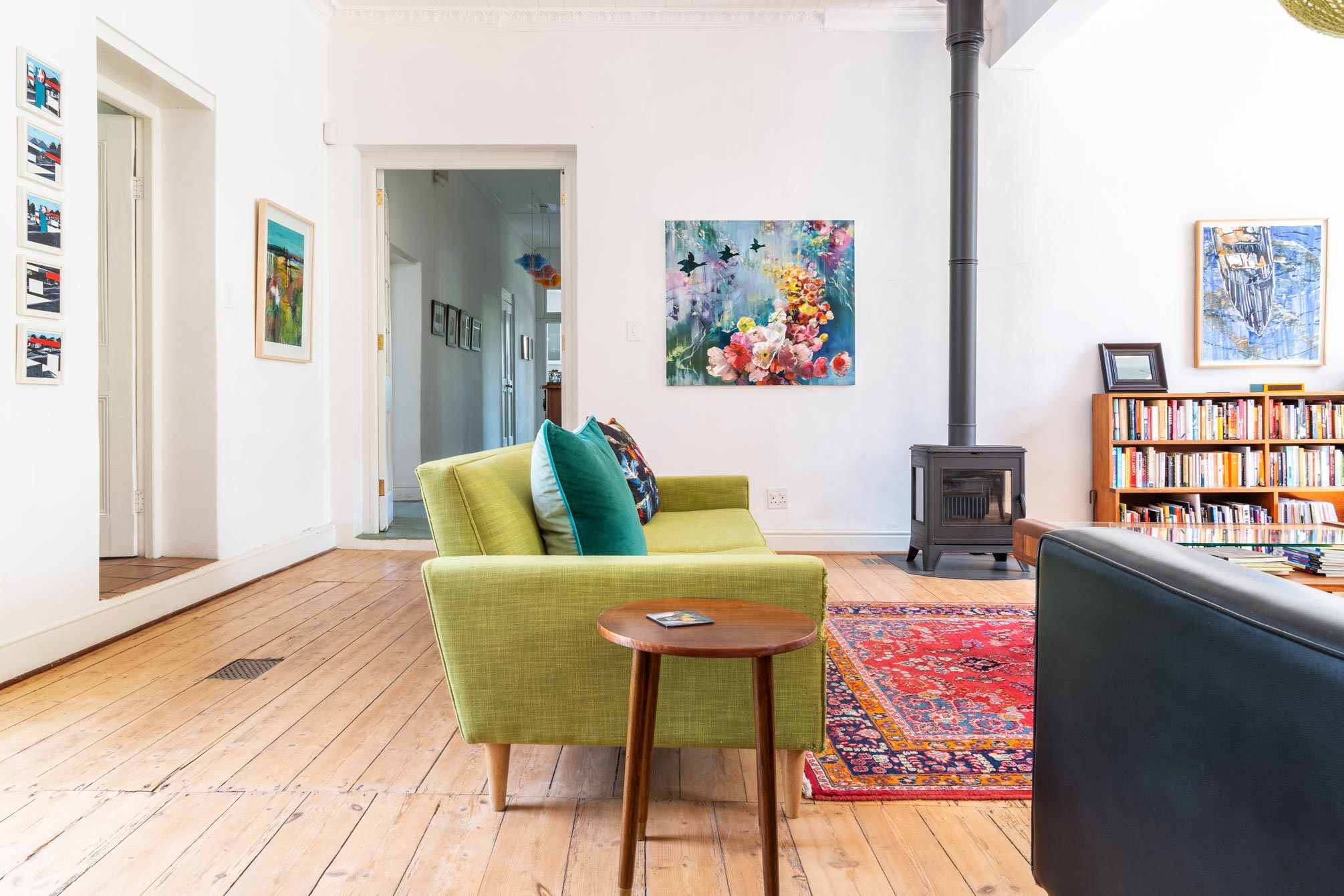 Colourful living room of South Artist, Jenny Parsons