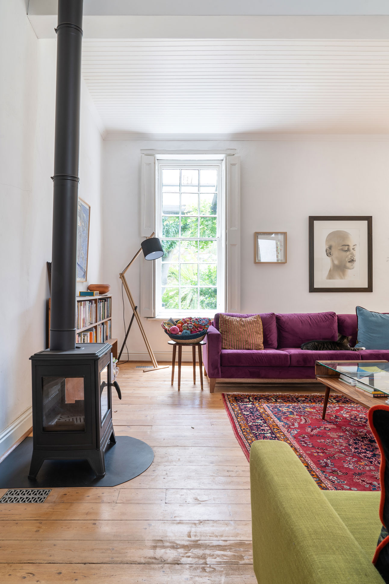 Colourful living room of South Artist, Jenny Parsons