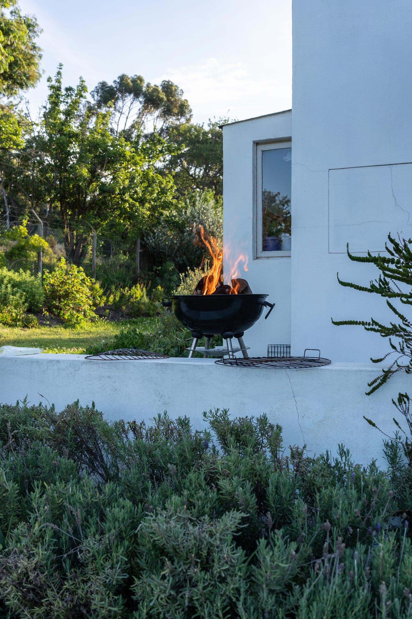 Barbeque on the stoep at Laughing Waters