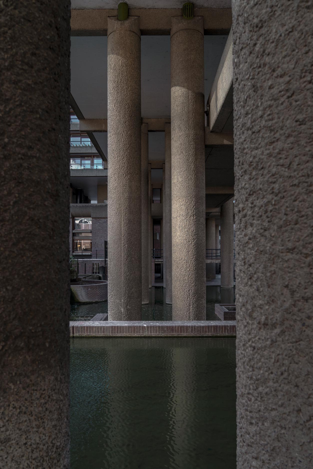 Barbican Center Pillars