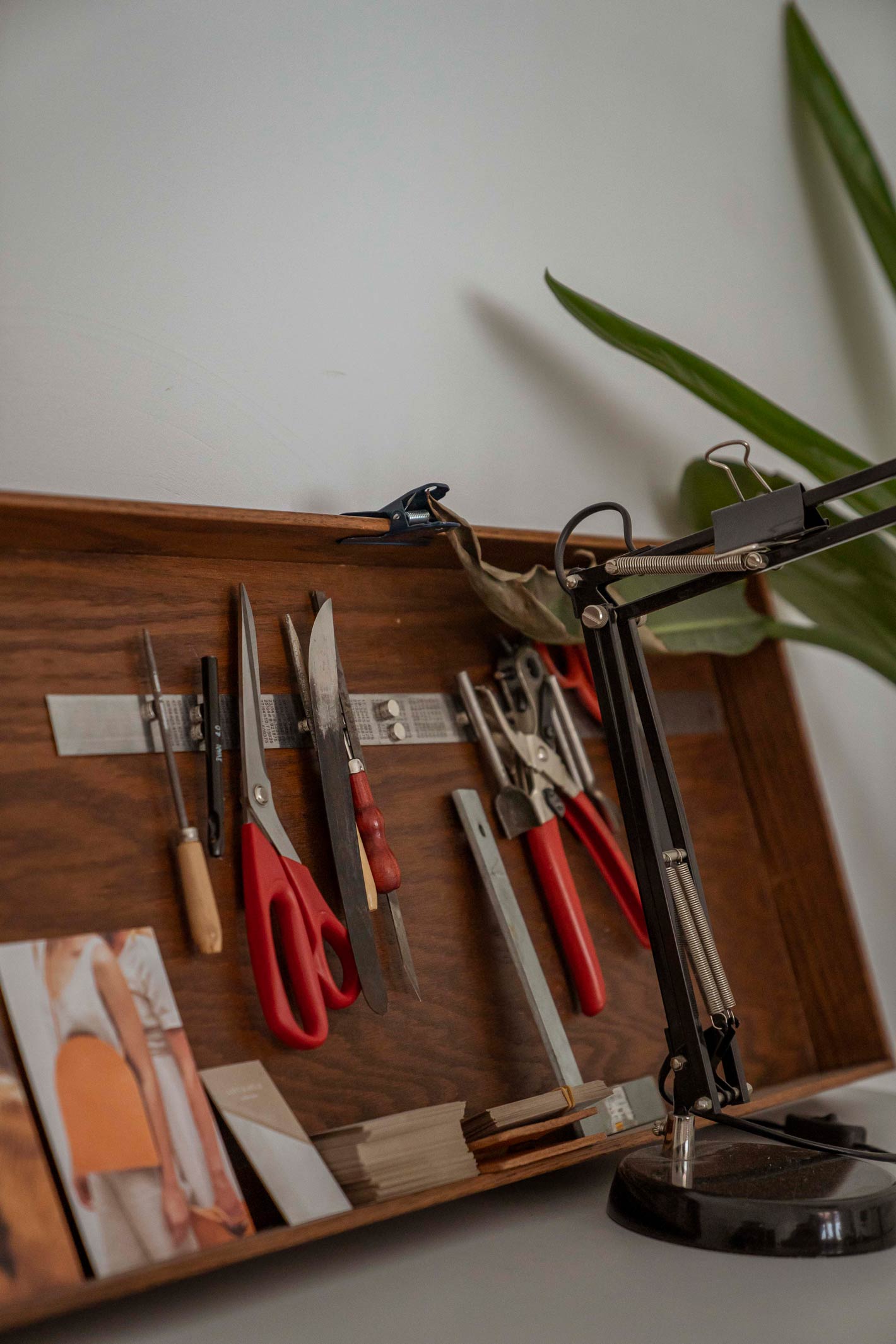 Leather work toolbox