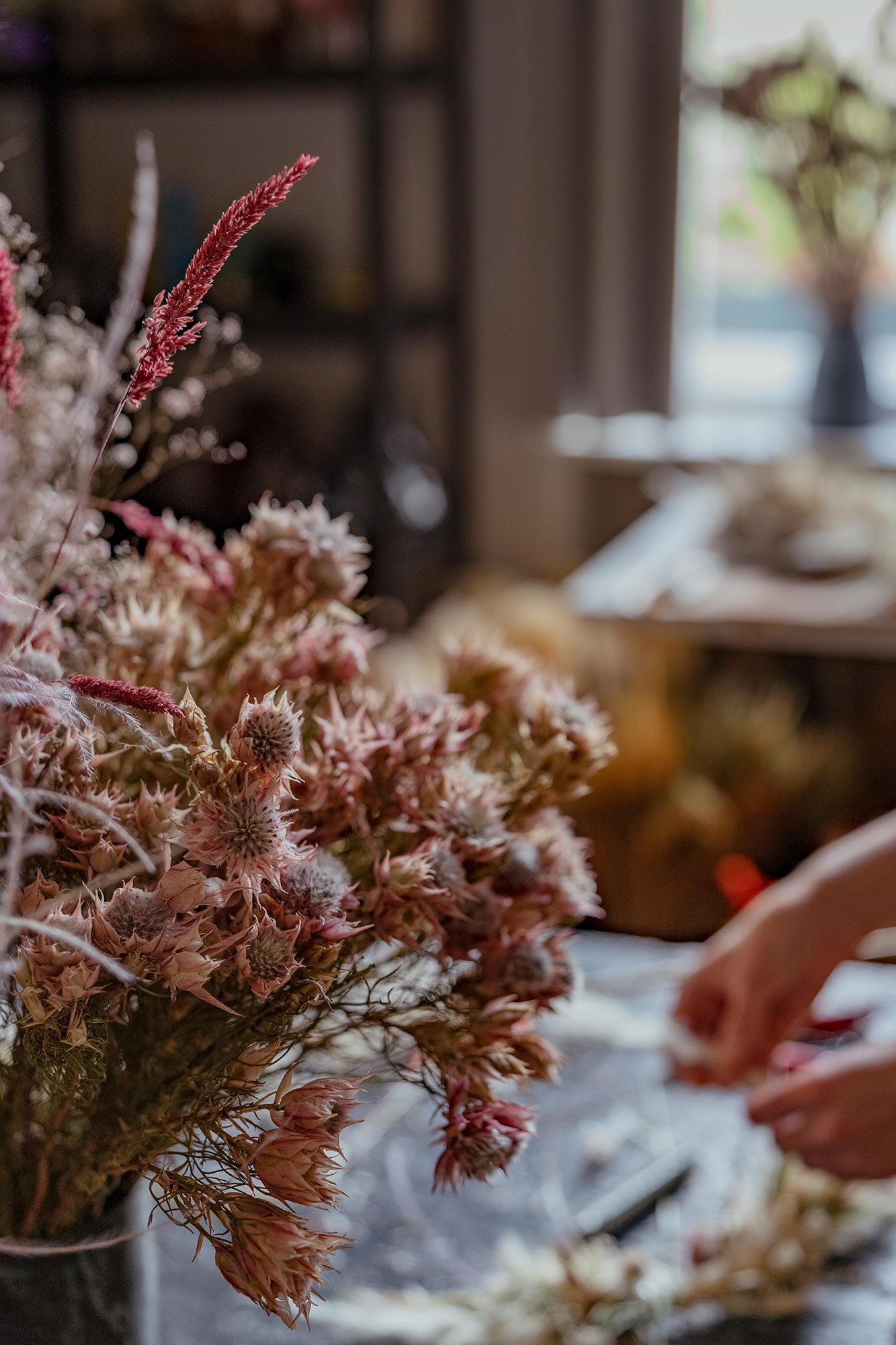 Blossom dried flower studio in Berlin